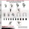 Service Caster 3.5 Inch 316SS Gray Polyurethane Swivel 1-5/8 Inch Stem Caster Lock Brake, 2PK SCC-SS316TTLEX20S3514-PPUB-2-S-2-158 - alternate 5